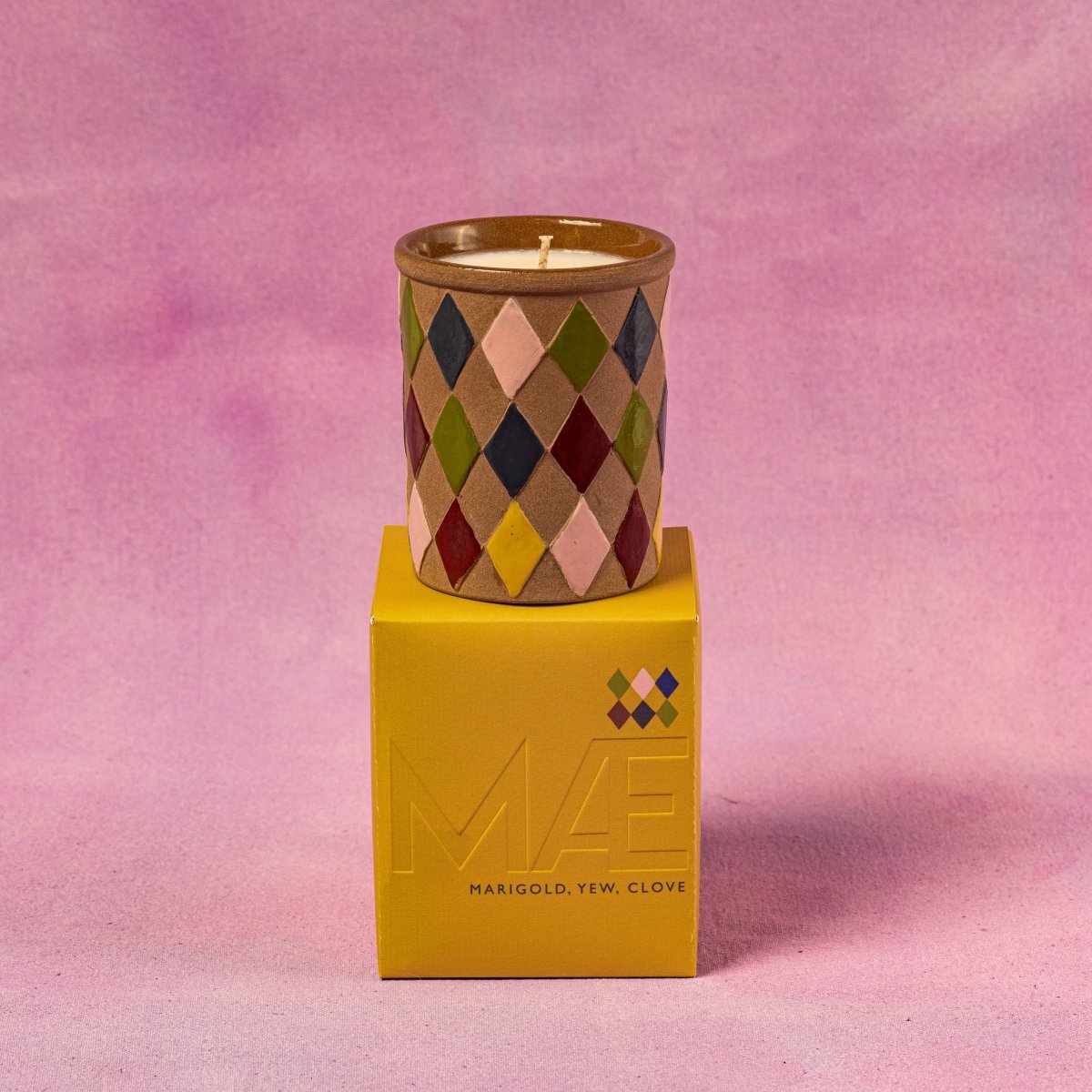Bougie Diamant Jaune Marigold et Clou de Girofle Maegen - Ex - voto