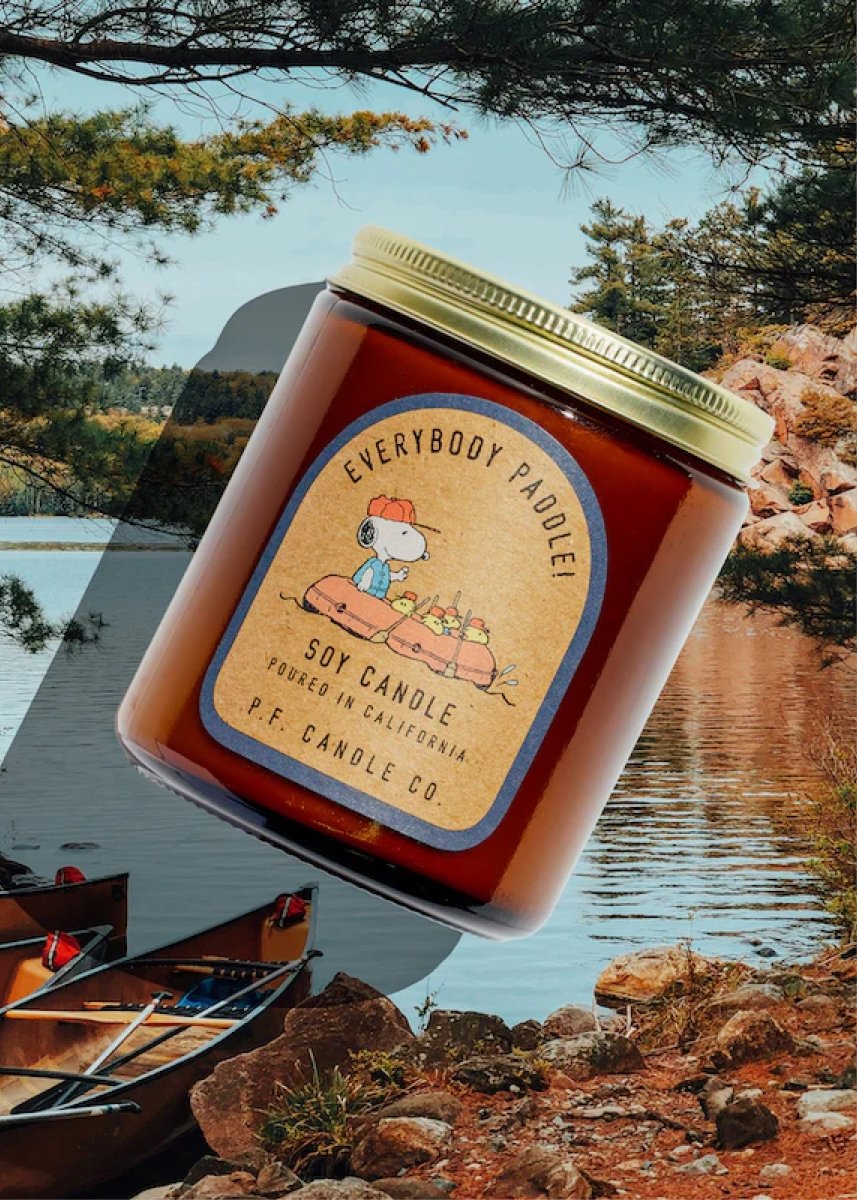 Bougie Everybody Paddle! Peanuts x Pf Candle co - Ex - voto
