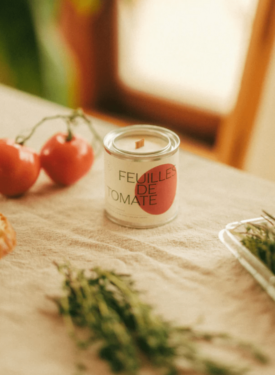 Bougie Feuille de Tomate 8oz Dimanche Matin - Ex-voto