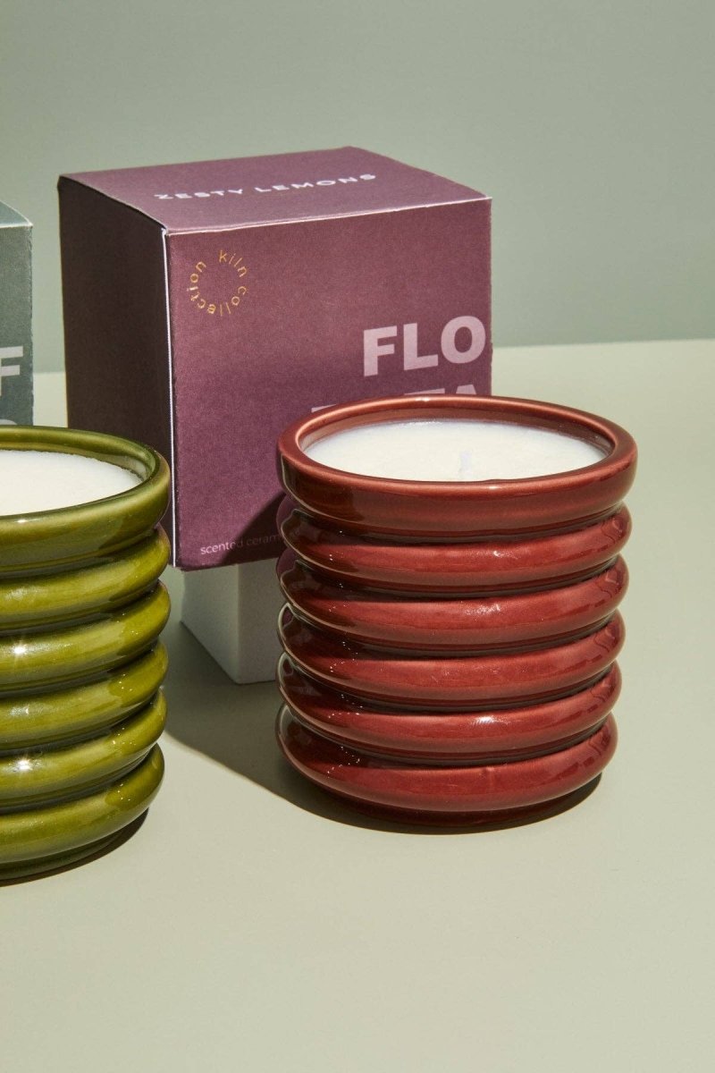 Bougie Florale Zesty Lemons - Ex - voto