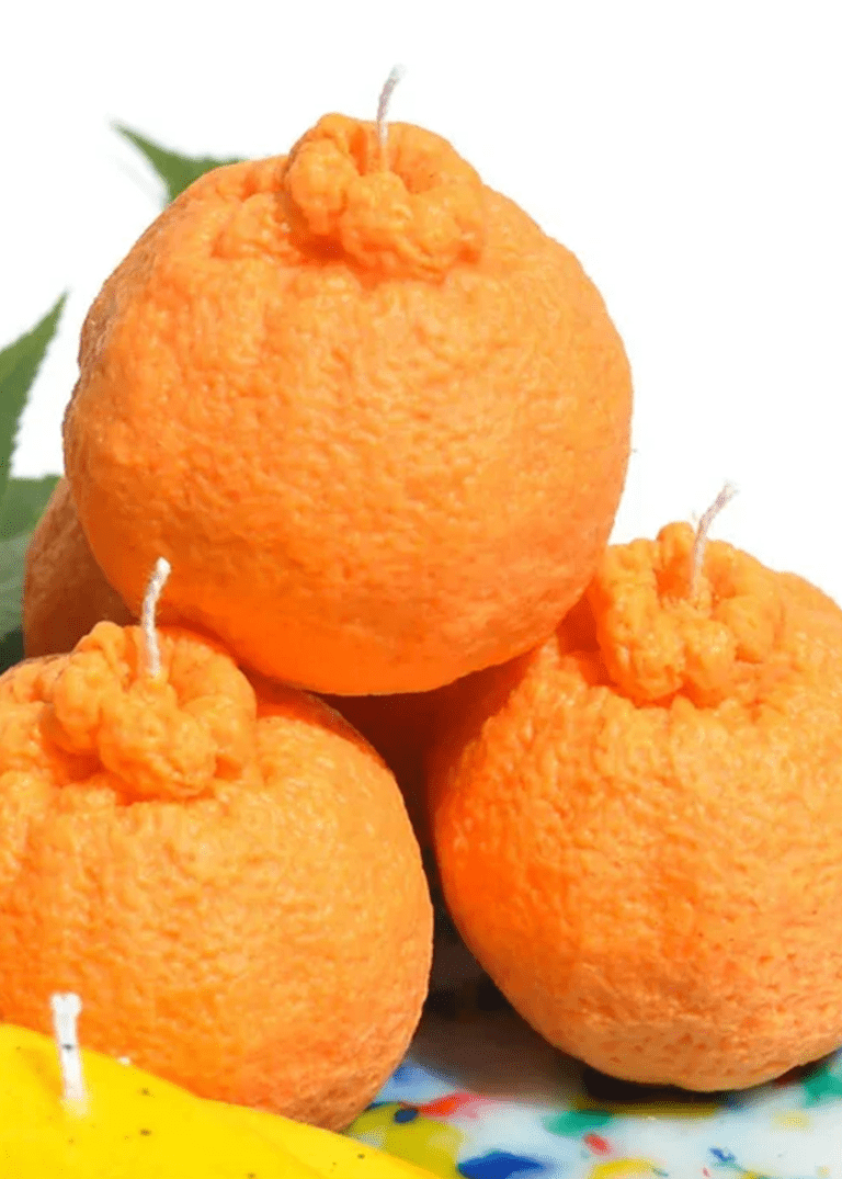 Bougie Glow Worm Goods Orange - Ex - voto