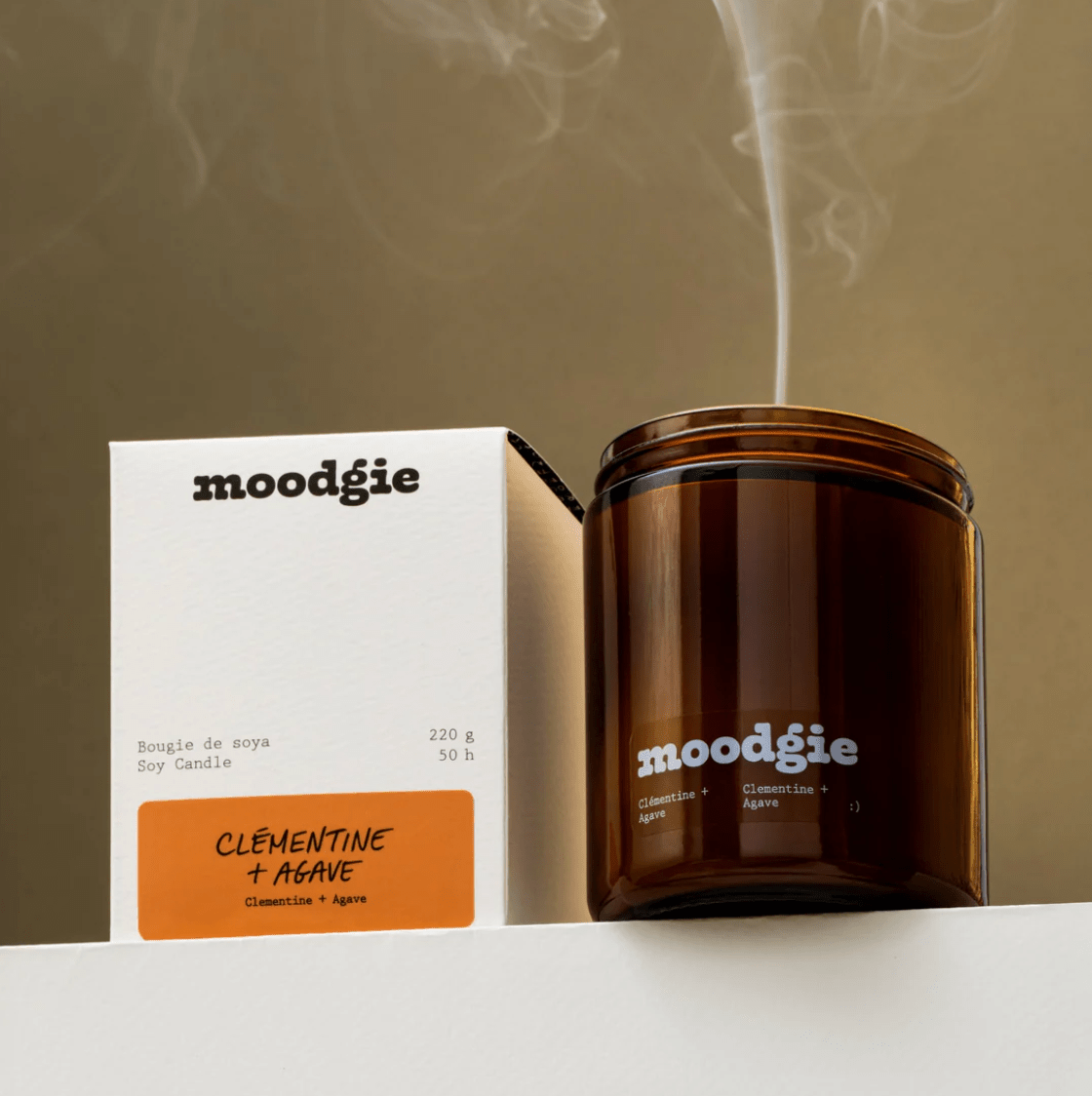 Bougie Moodgie (Plusieurs parfums disponibles) - Ex - voto