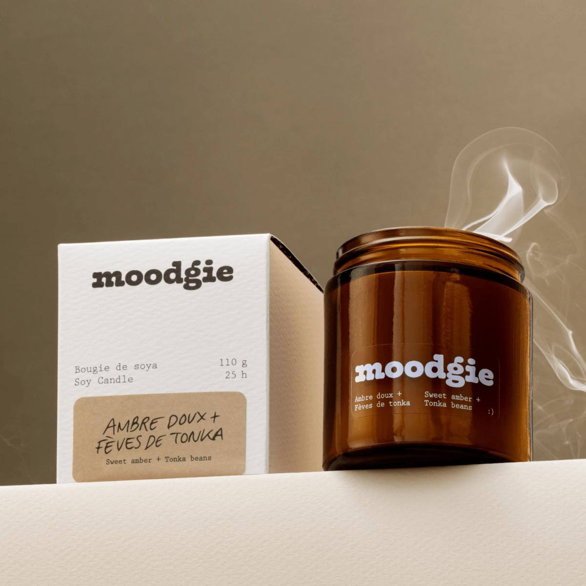Bougie Moodgie (Plusieurs parfums disponibles) - Ex - voto