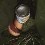 Bougie Pamplemousse Rhubarbe 8oz Dimanche Matin - Ex-voto
