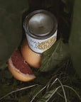 Bougie Pamplemousse Rhubarbe 8oz Dimanche Matin - Ex-voto