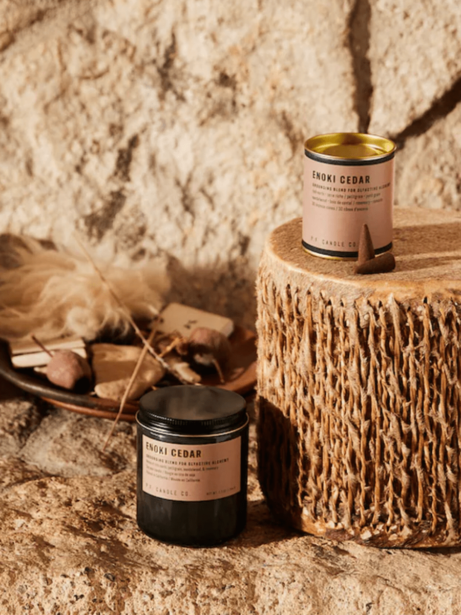 Bougie Pf Candle co Alchemy Enoki Cedar - Ex - voto