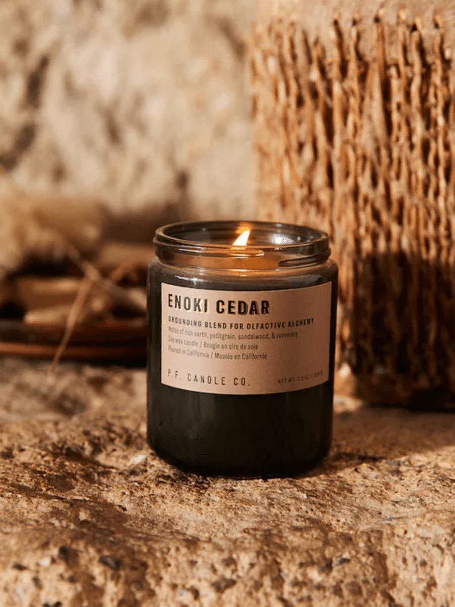 Bougie Pf Candle co Alchemy Enoki Cedar - Ex - voto