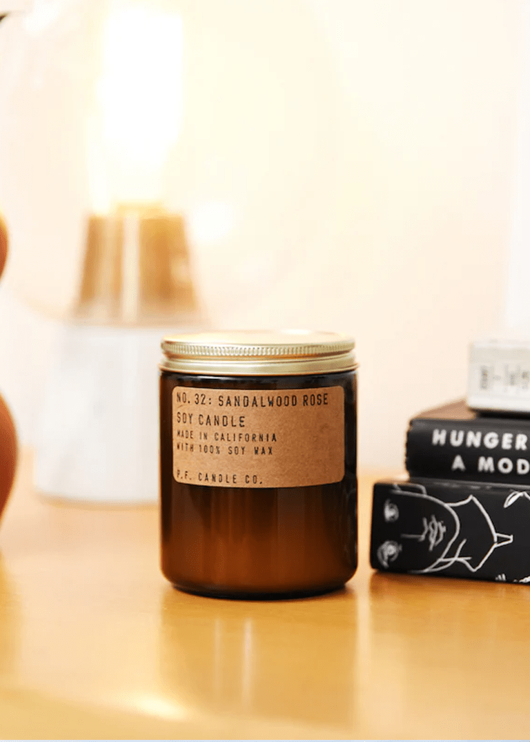 Bougie Pf Candle Co. Sandalwood Rose Standard - Ex - voto