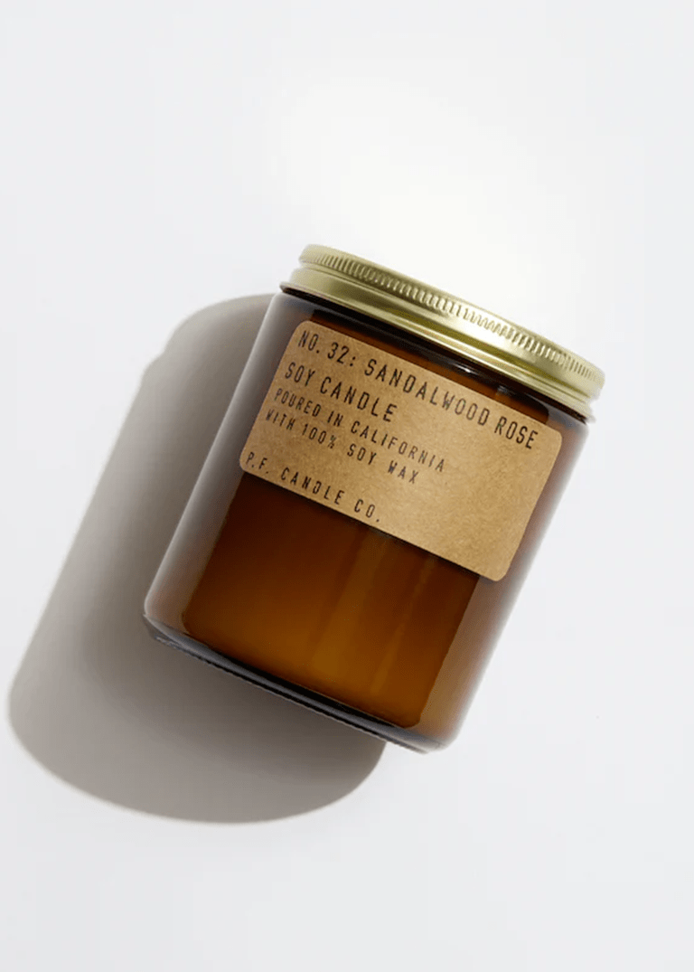 Bougie Pf Candle Co. Sandalwood Rose Standard - Ex - voto