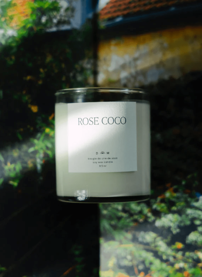 Bougie Rose Coco 8,5oz Dimanche Matin - Ex-voto