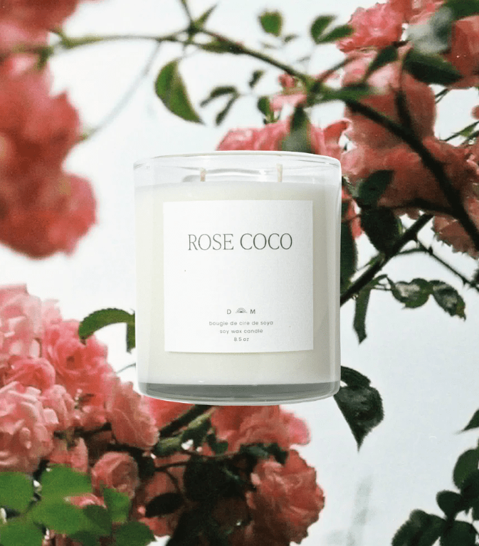 Bougie Rose Coco 8,5oz Dimanche Matin - Ex-voto