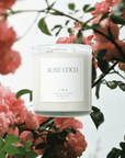 Bougie Rose Coco 8,5oz Dimanche Matin - Ex-voto