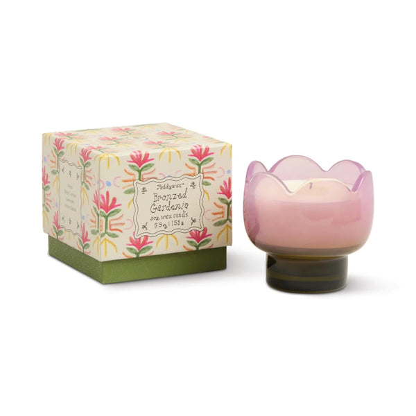 Bougie Tulipe 5.5oz Bronzed Gardenia Paddywax - Ex - voto