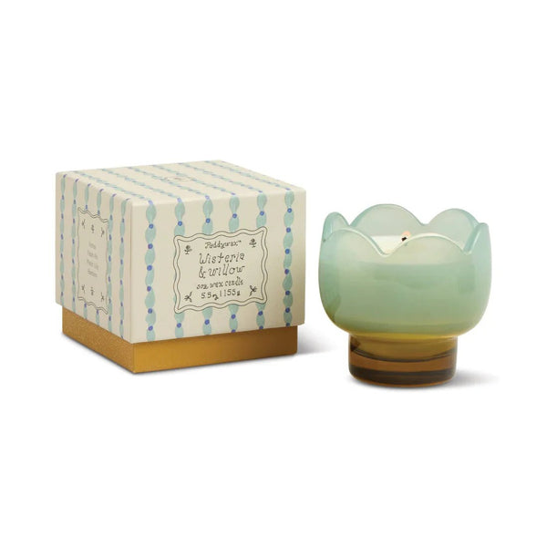 Bougie Tulipe 5.5oz Wisteria & Willow Paddywax - Ex - voto