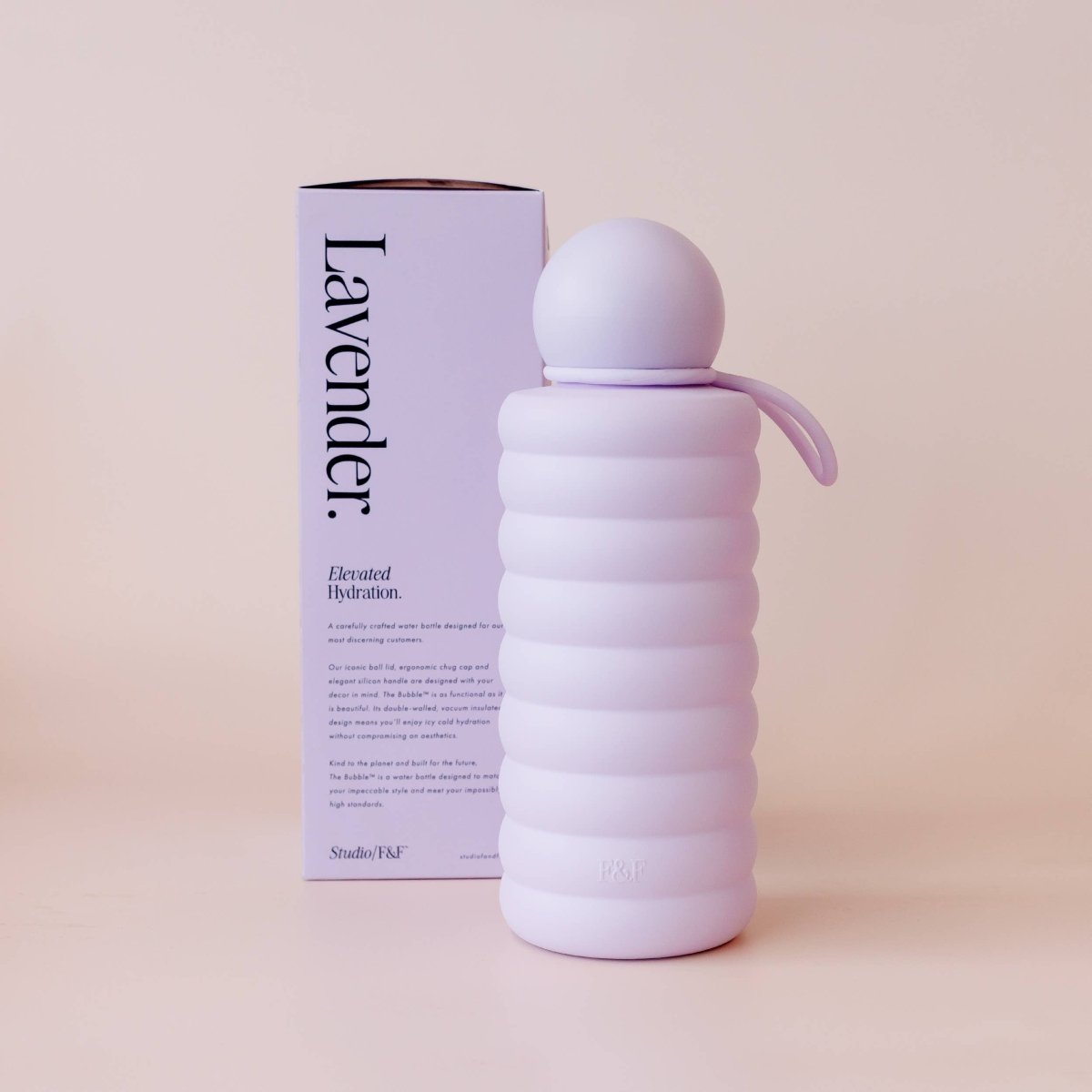 Bouteille Bubble 700ml Lavande Fox &amp; Fallow - Ex-voto
