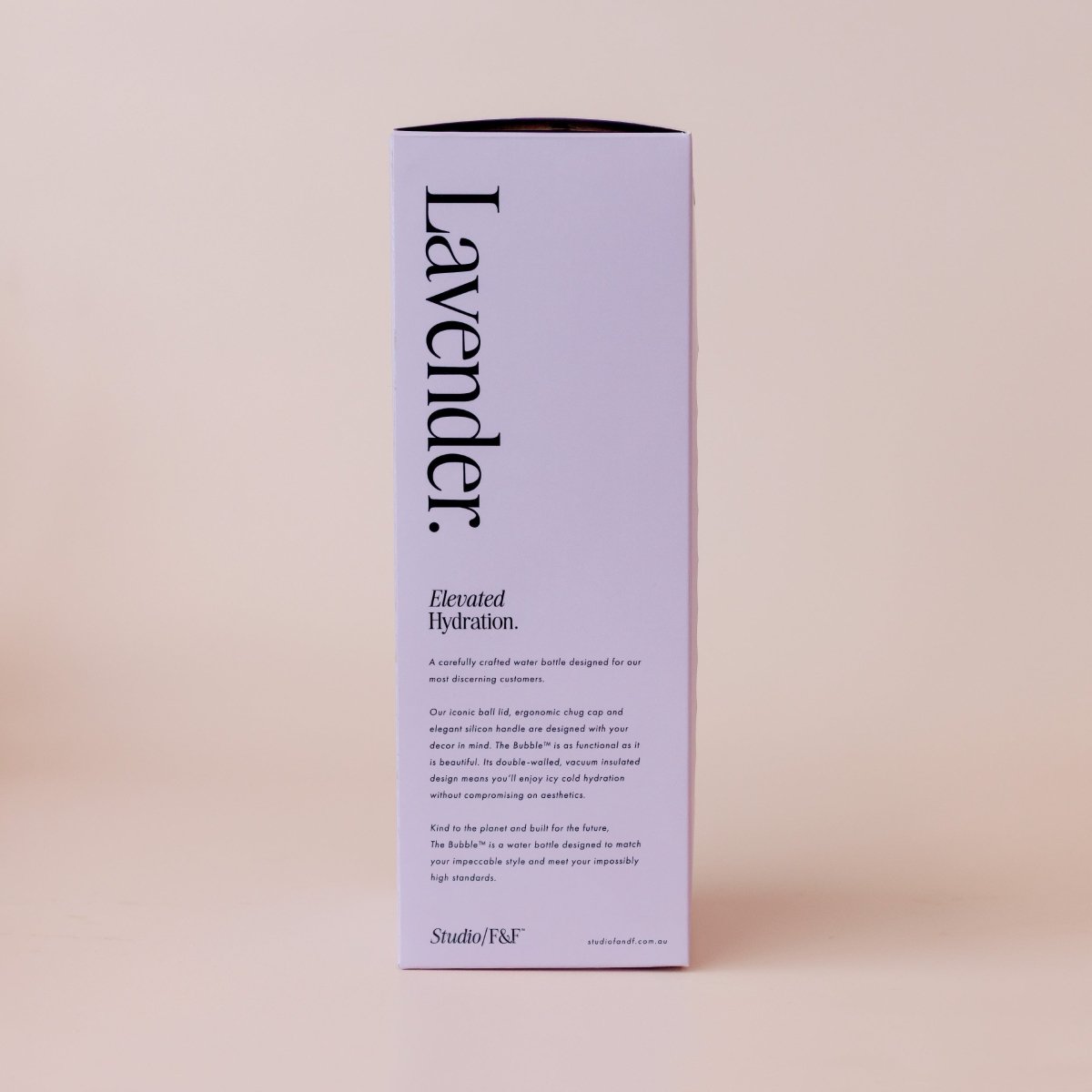 Bouteille Bubble 700ml Lavande Fox &amp; Fallow - Ex-voto
