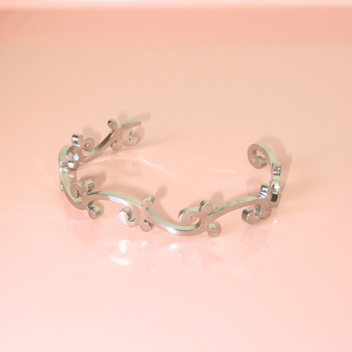 Bracelet Ajustable Spring Swirls Argent Unlucky Wishes - Ex-voto
