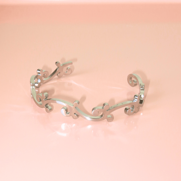 Bracelet Ajustable Spring Swirls Argent Unlucky Wishes - Ex-voto