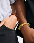 Bracelet de Billes Still Pilgrim (Or et Brun ou Argent et Jaune) - Ex-voto