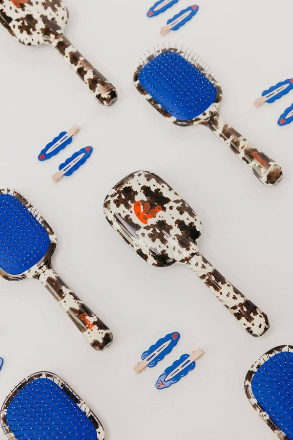 Brosse à Cheveux Scalp to Ends Cow Print Kaxi - Ex-voto
