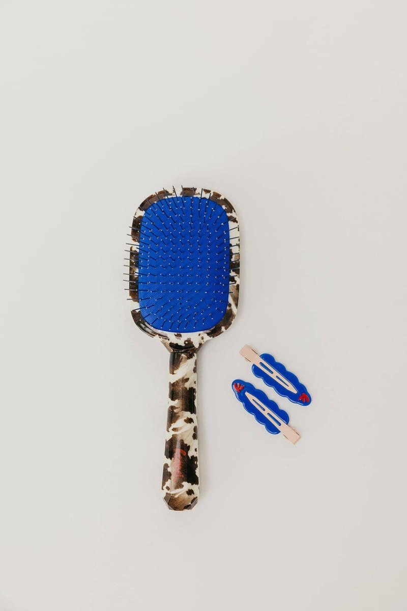 Brosse à Cheveux Scalp to Ends Cow Print Kaxi - Ex-voto