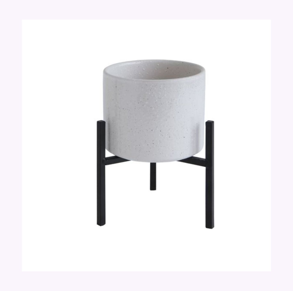Cache - pot blanc Bloomingville sur pied AH0057 - SOLDE Vente Finale - Ex - voto