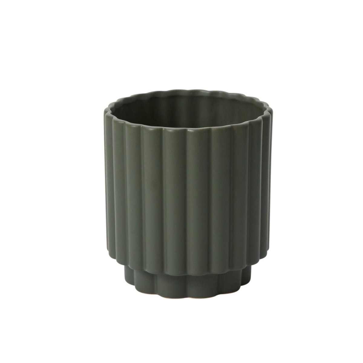 Cache - Pot Carmen 5.5 x 6 AD Vert Foncé - Ex - voto