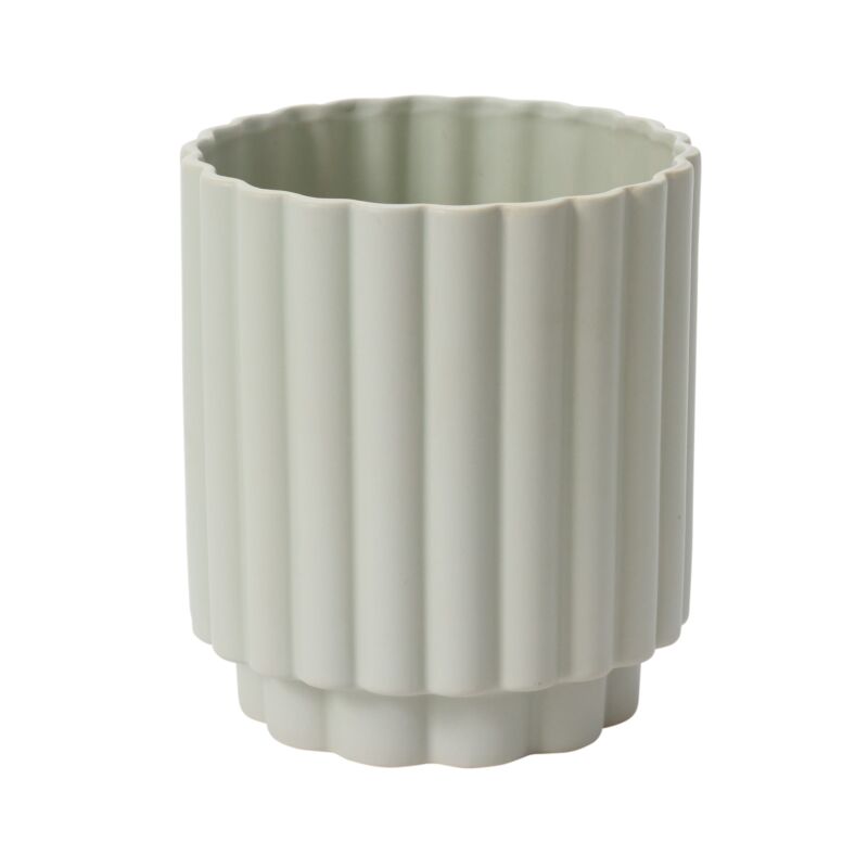 Cache - Pot Carmen 7.25 x 8.25 AD Bleu Clair - Ex - voto