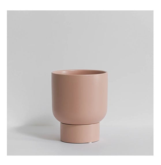 Cache Pot Petit Glacé avec Soucoupe EVC - Ex - voto