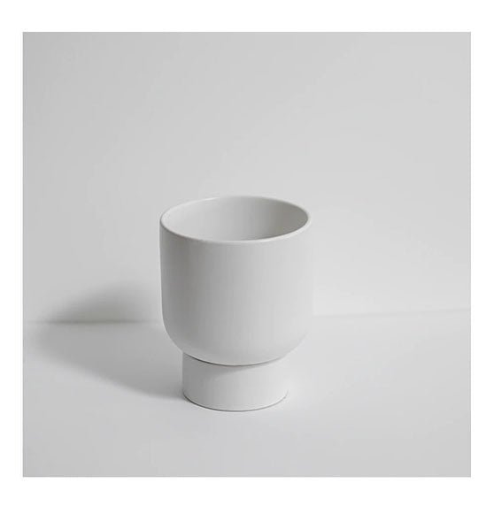 Cache Pot Petit Glacé avec Soucoupe EVC - Ex - voto