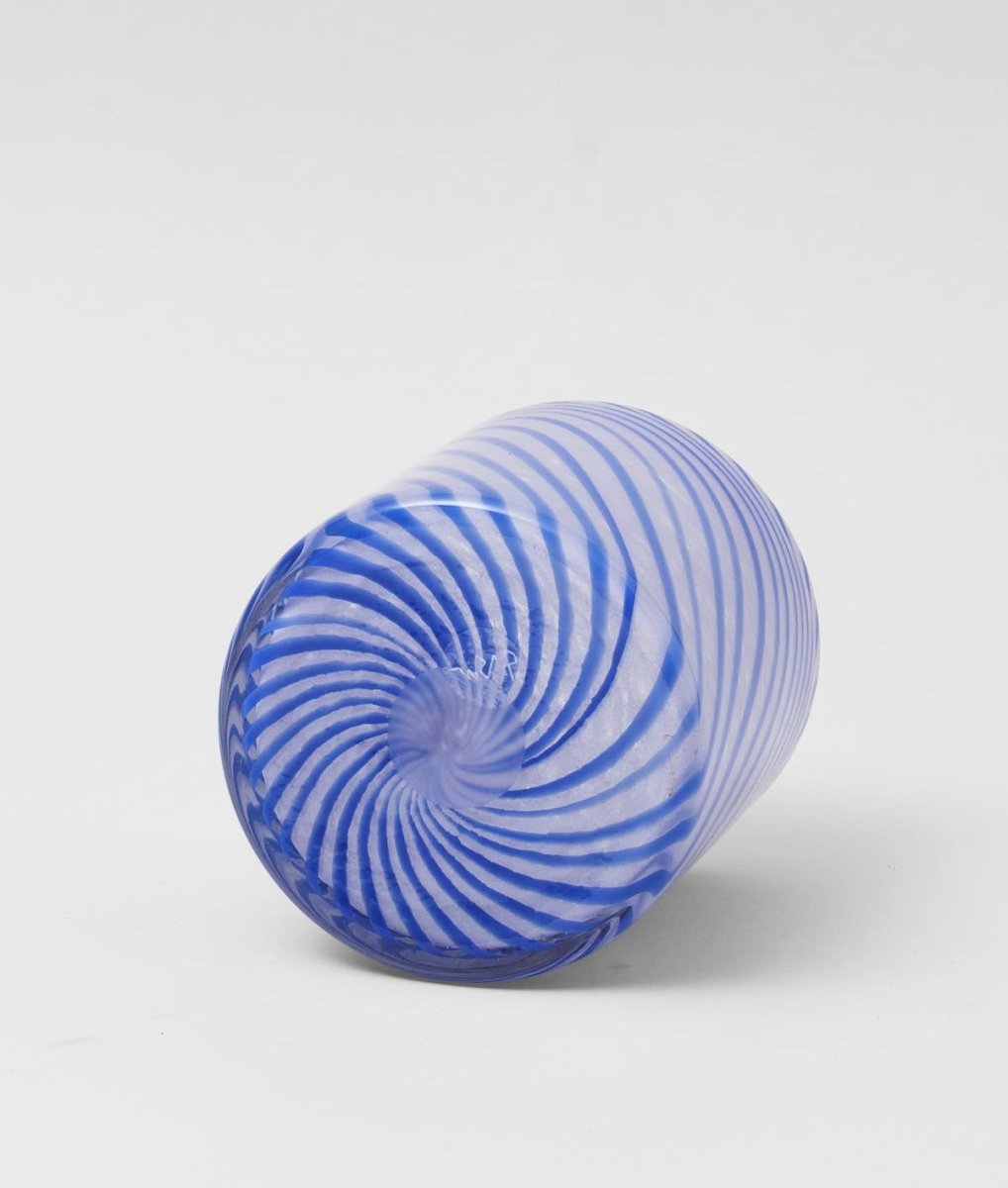 Cache - Pot Spiral Bleu Wrap - Ex - voto