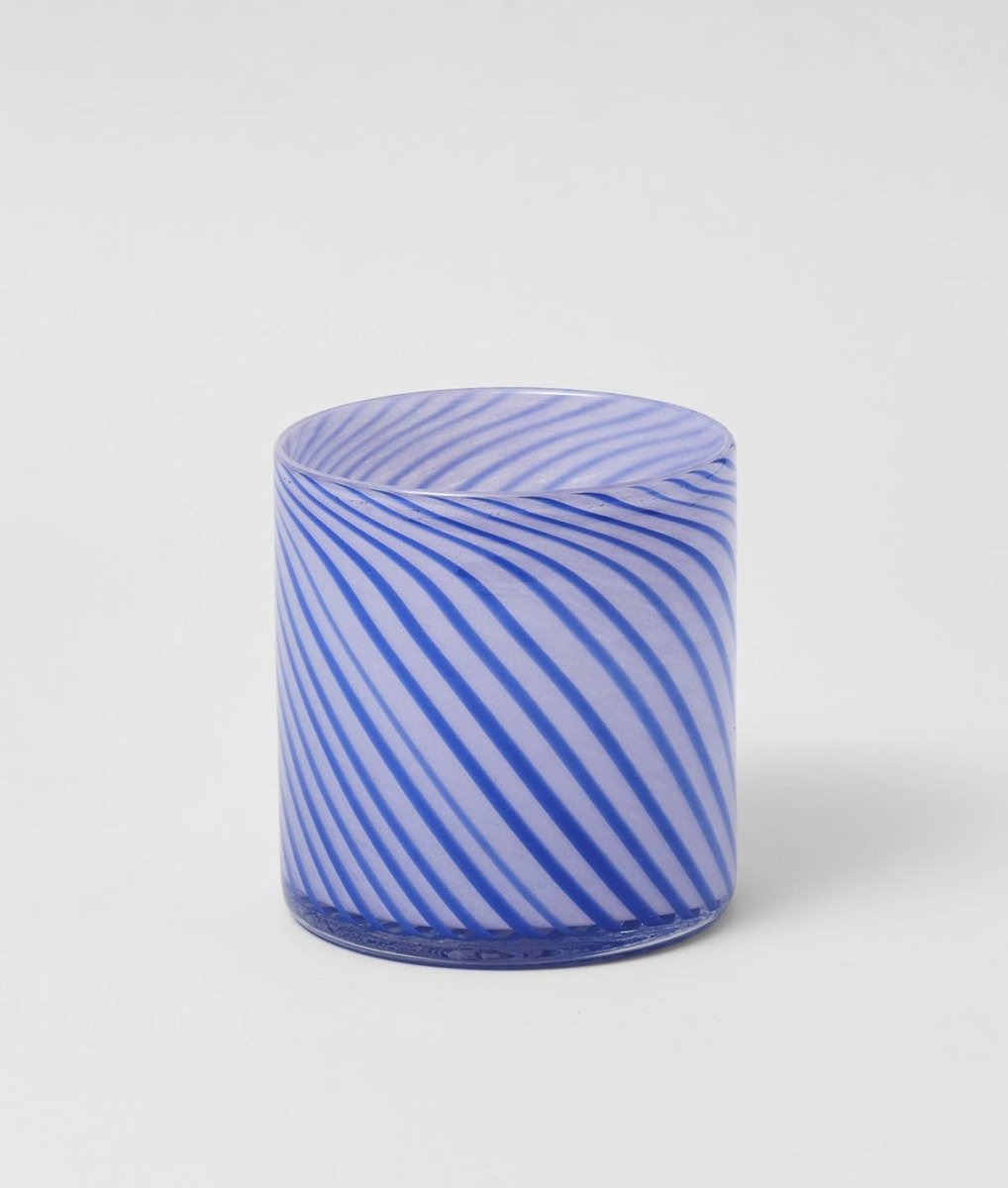 Cache - Pot Spiral Bleu Wrap - Ex - voto