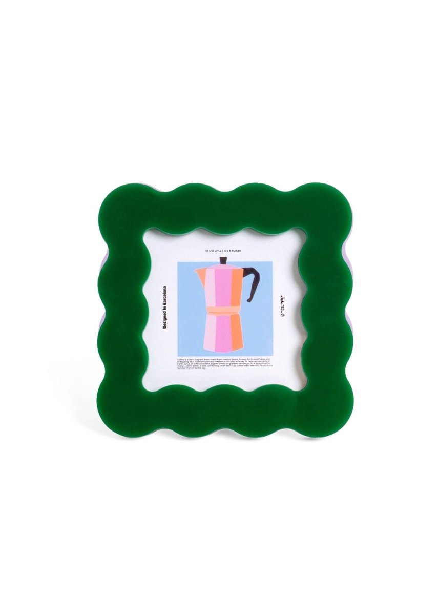 Cadre Photo Pétales H.Ferretti Vert - Ex - voto