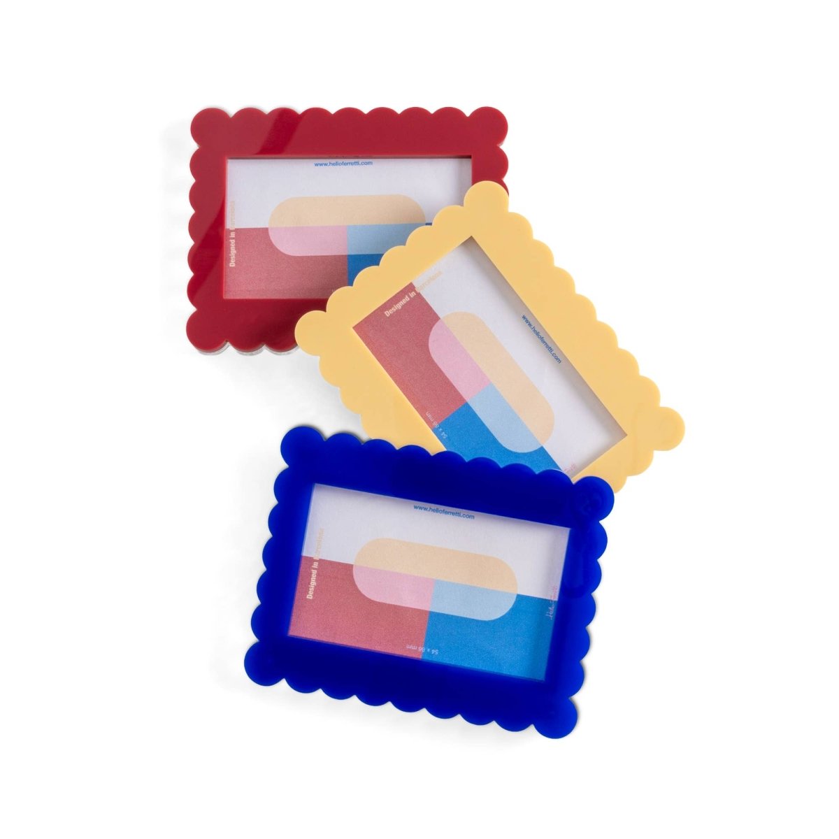 Cadre Vagues Helio Ferretti Bourgogne - Ex - voto