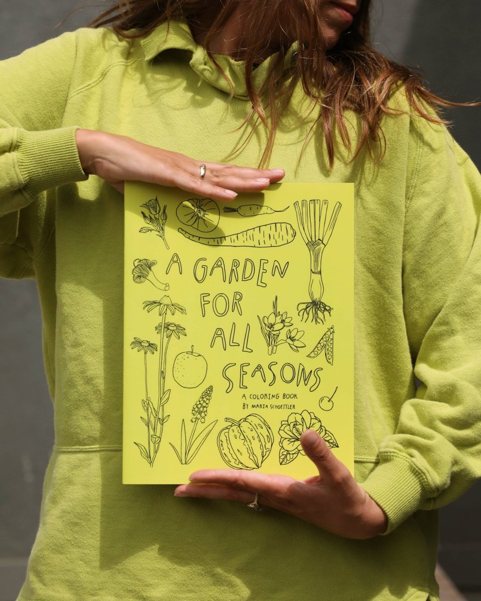 Cahier à Colorier A Garden for All Seasons Maria Schoettler - Ex - voto