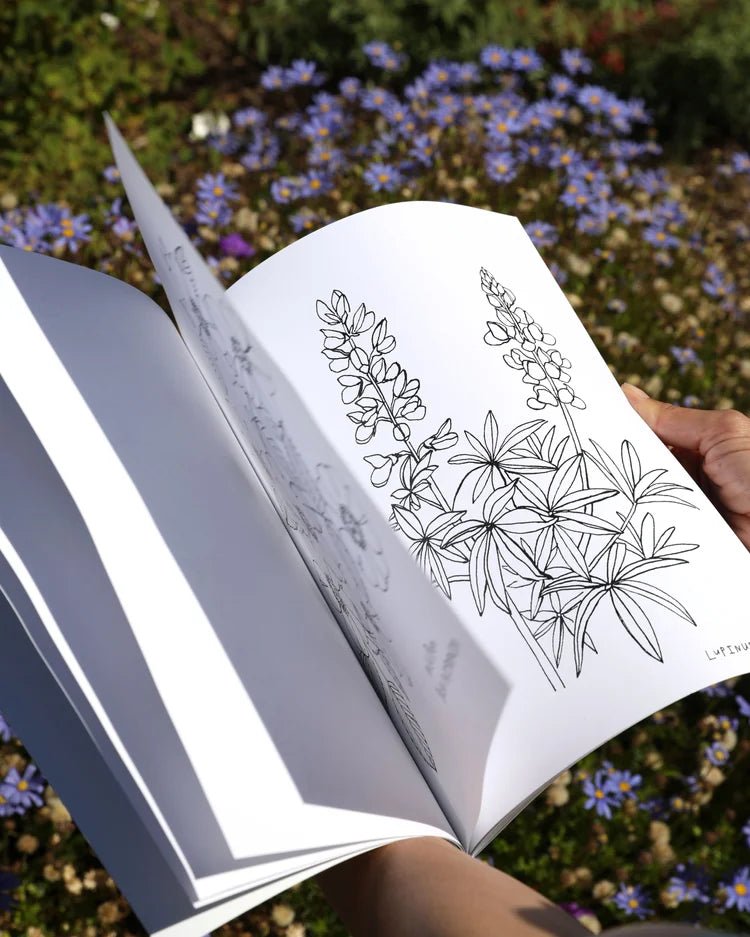 Cahier à Colorier Buds Along the Path Maria Schoettler - Ex - voto