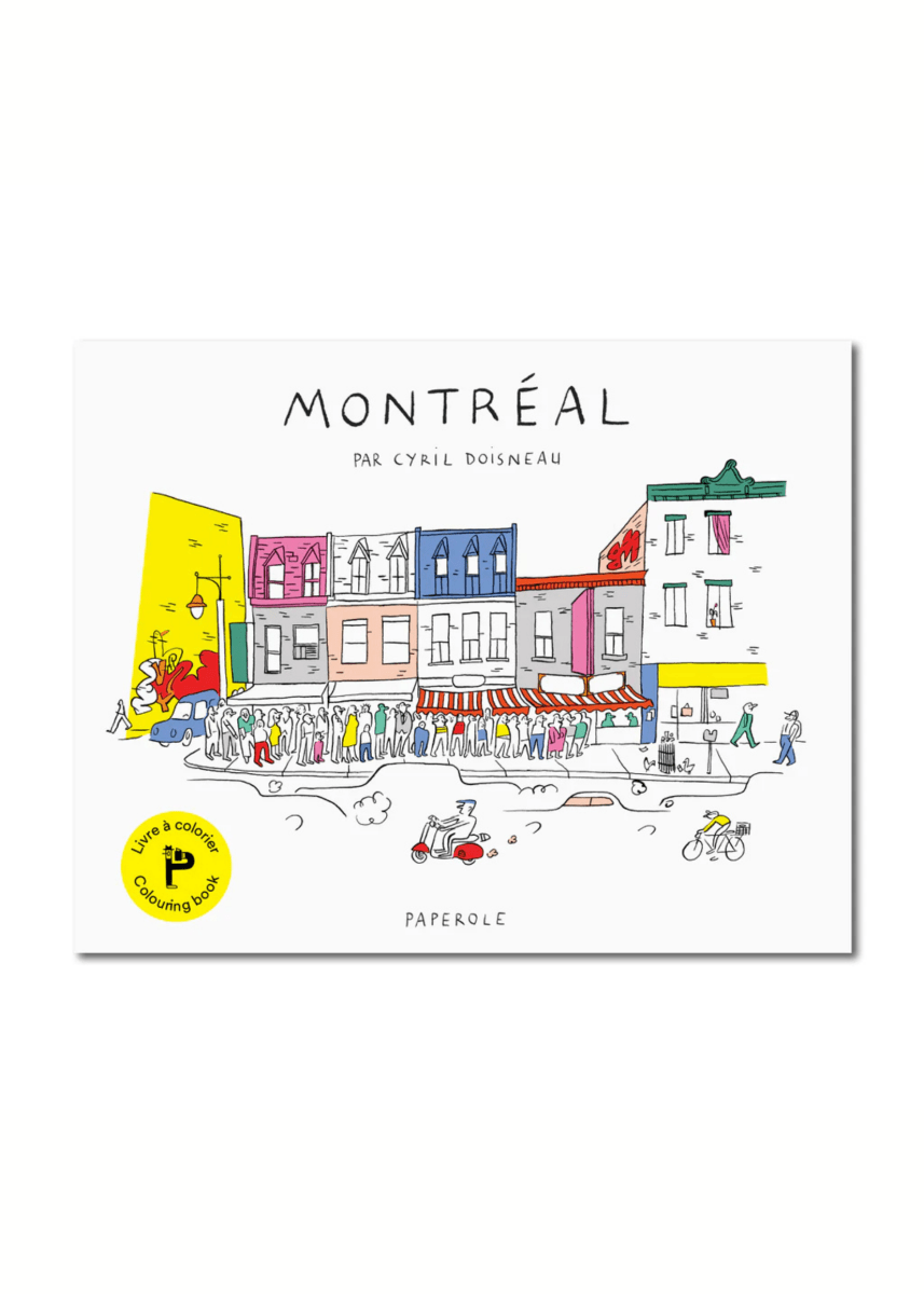 Cahier a colorier Montréal par Paperole - Ex - voto