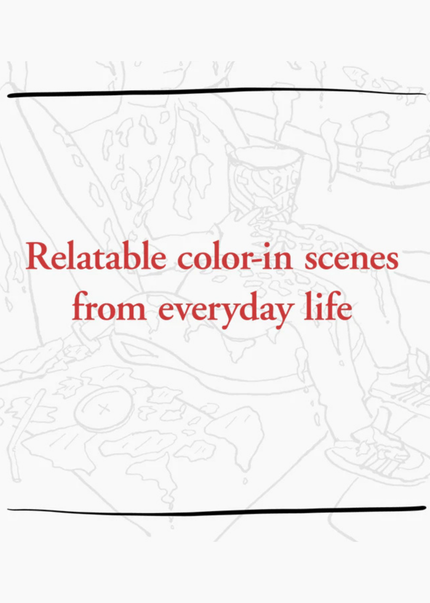 Cahier à Colorier This Annoying Family Life Chronicle Books - Ex - voto