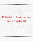 Cahier à Colorier This Annoying Family Life Chronicle Books - Ex - voto