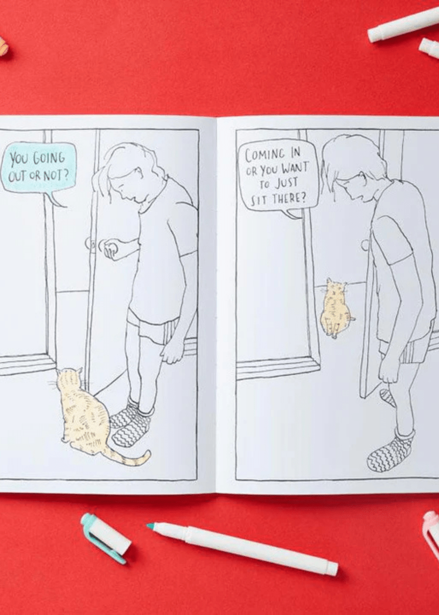 Cahier à Colorier This Annoying Home Life Chronicle Books - Ex - voto