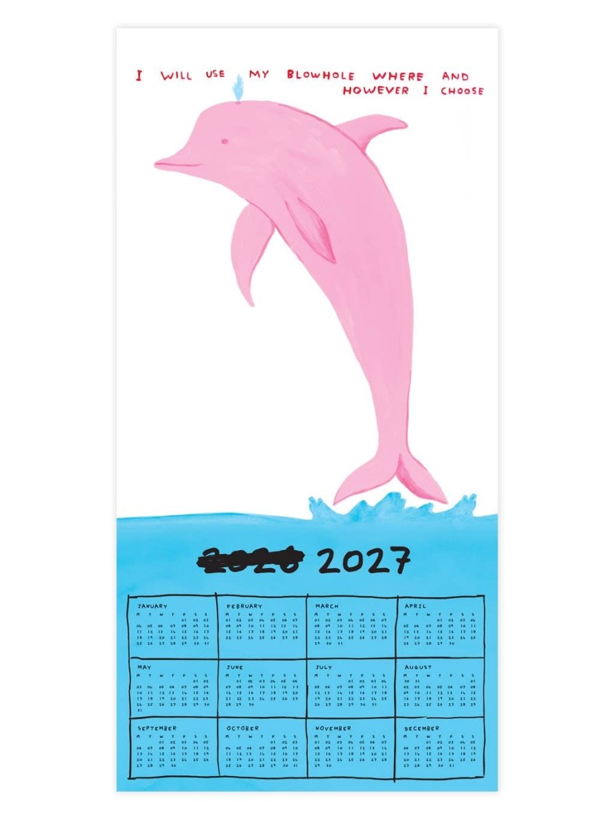 Calendrier 2026 D. Shrigley - Ex - voto