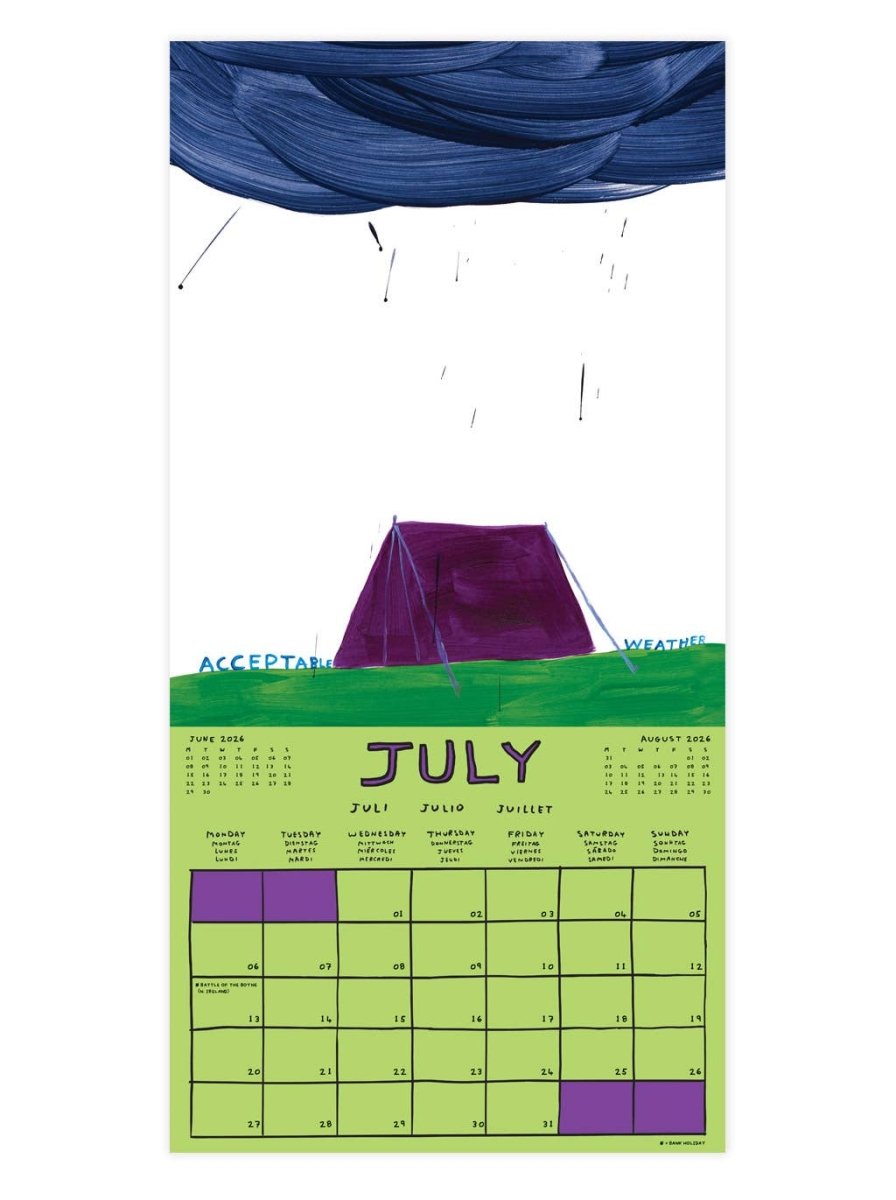 Calendrier 2026 D. Shrigley - Ex - voto