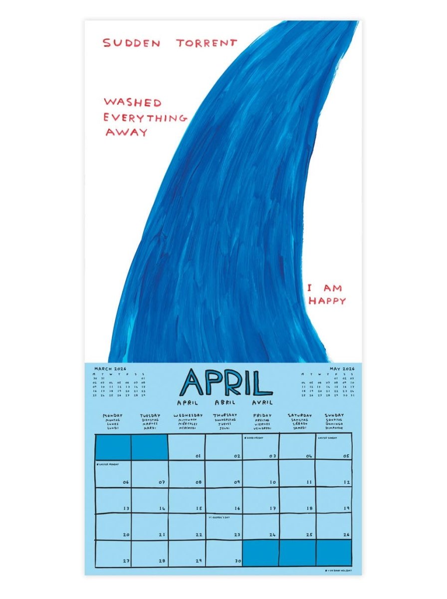 Calendrier 2026 D. Shrigley - Ex - voto