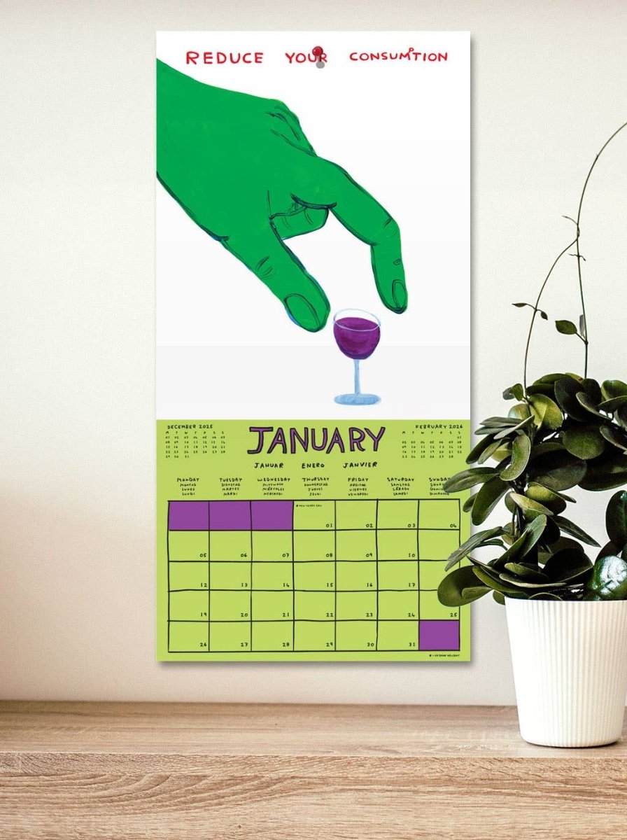 Calendrier 2026 D. Shrigley - Ex - voto