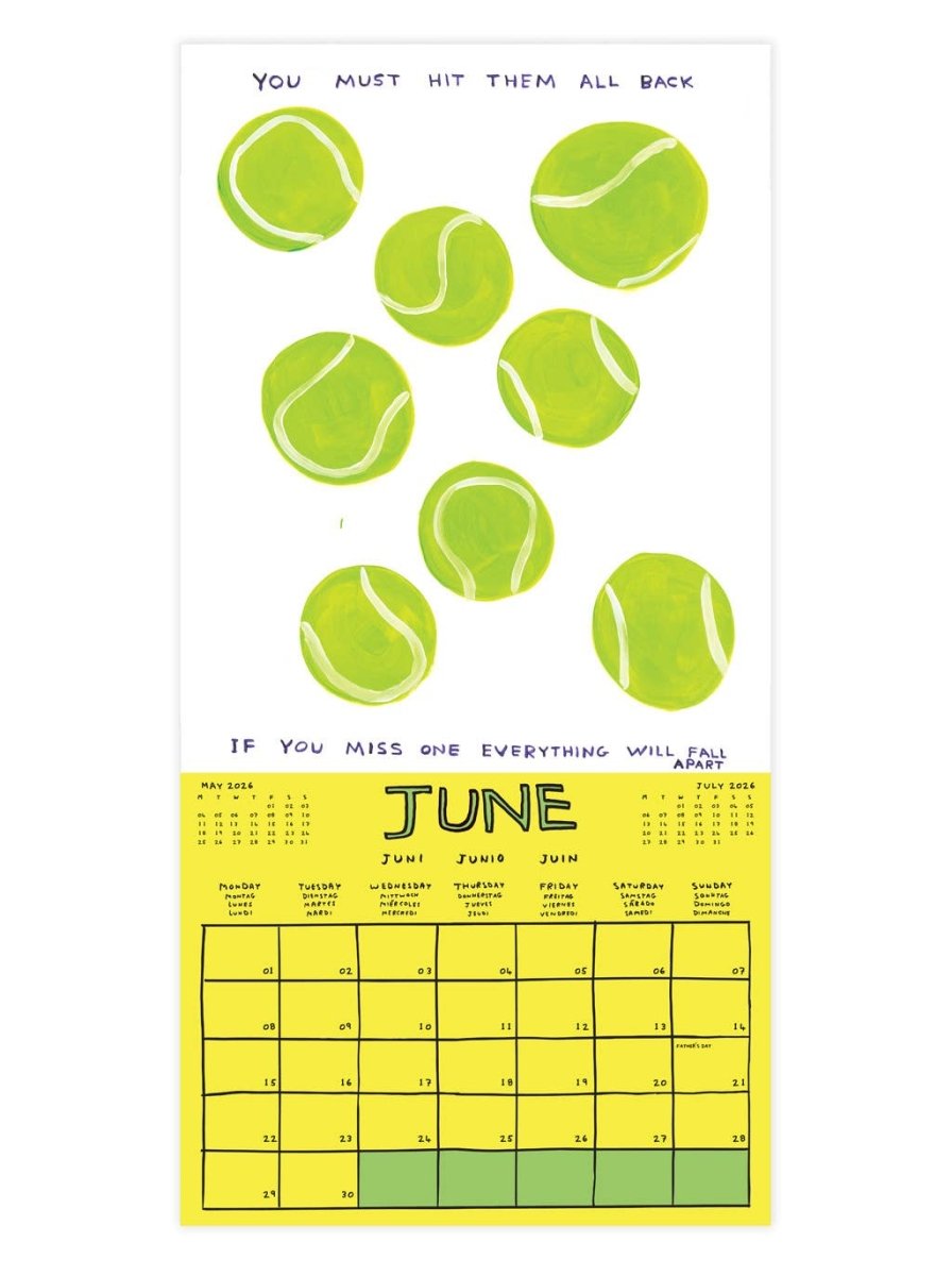 Calendrier 2026 D. Shrigley - Ex - voto