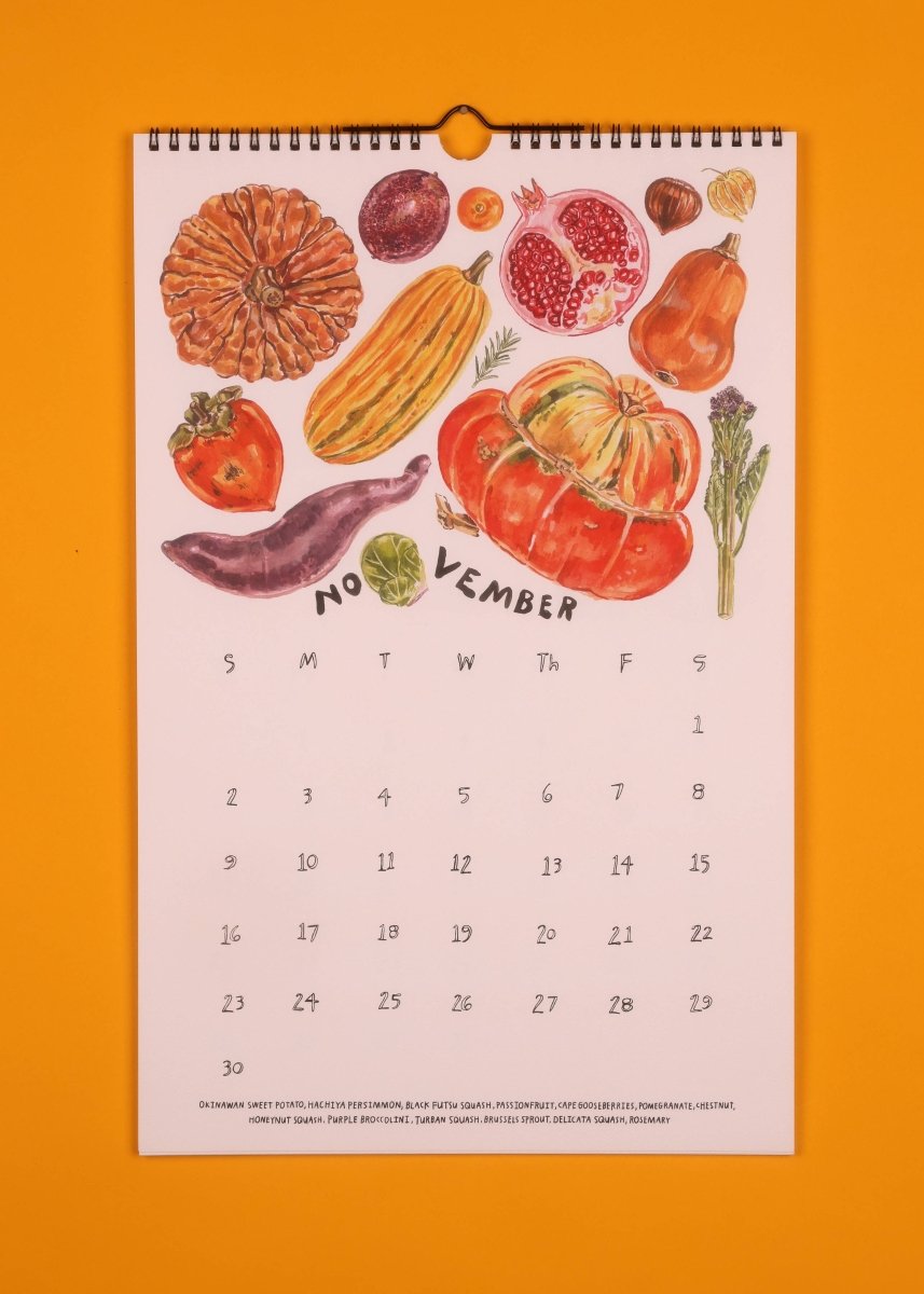 Calendrier 2026 Eat Local Maria Schoettler - Ex - voto