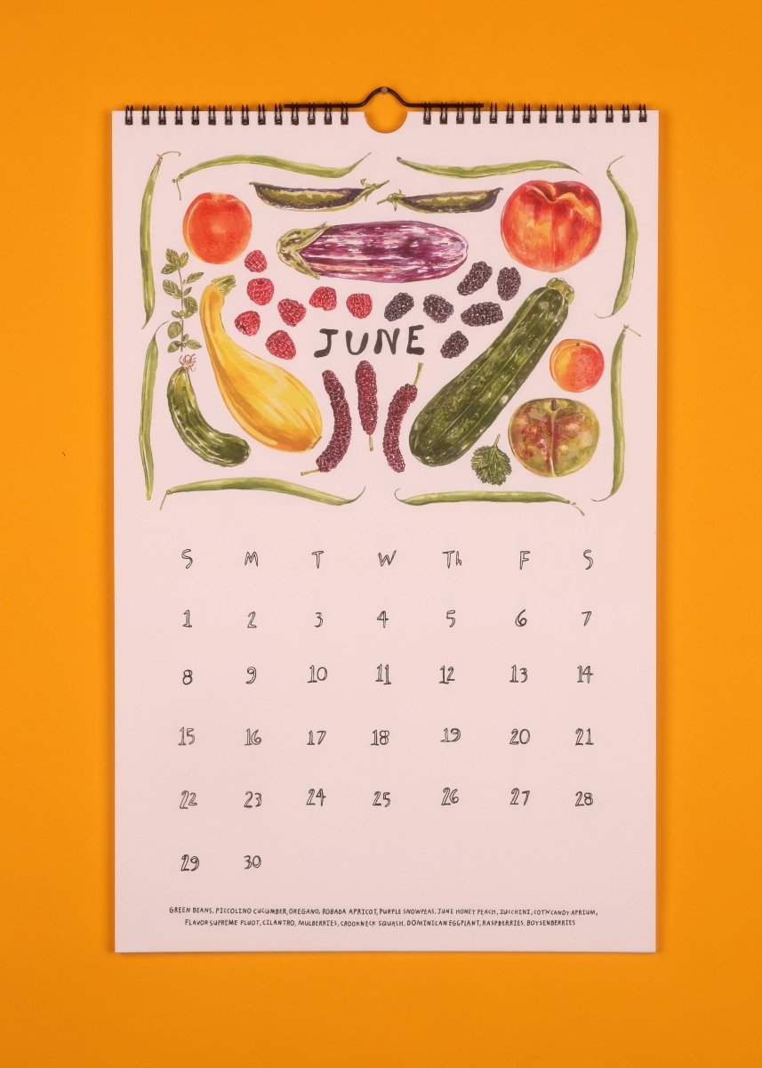 Calendrier 2026 Eat Local Maria Schoettler - Ex - voto