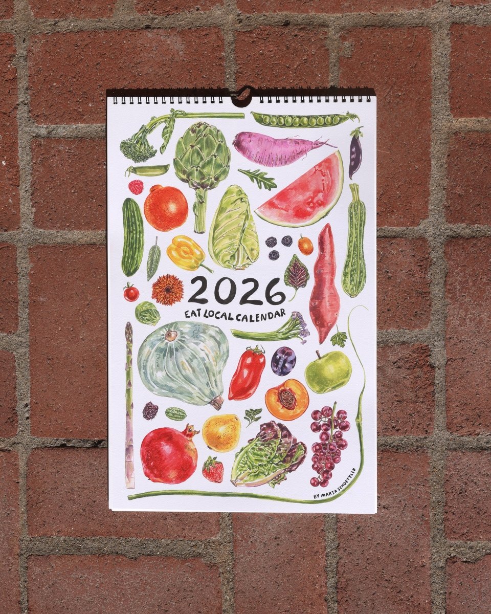 Calendrier 2026 Eat Local Maria Schoettler - Ex - voto