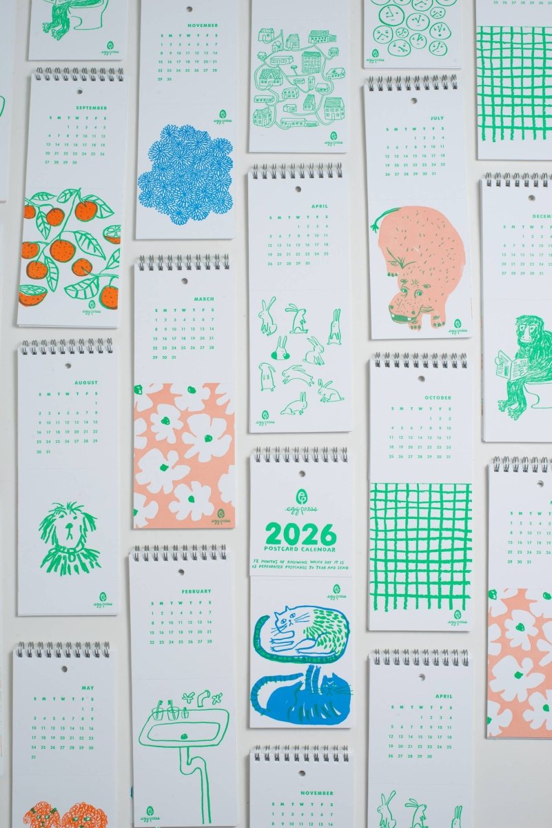 Calendrier 2026 Egg Press - Ex - voto