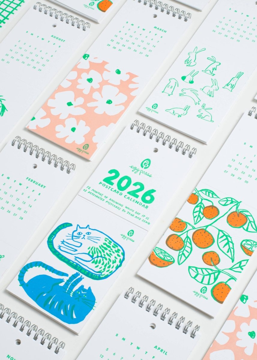 Calendrier 2026 Egg Press - Ex - voto